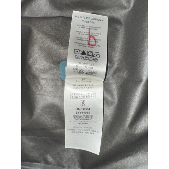 Patagonia Men’s XXL GORE-TEX Lightweight Rain Jacket Waterproof Shell Teal Tate - Picture 9 of 10